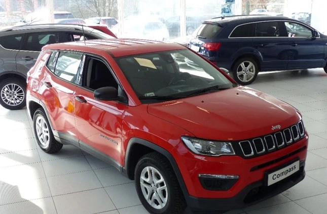 Jeep Compass cena 69999 przebieg: 42970, rok produkcji 2017 z Izbica Kujawska małe 191